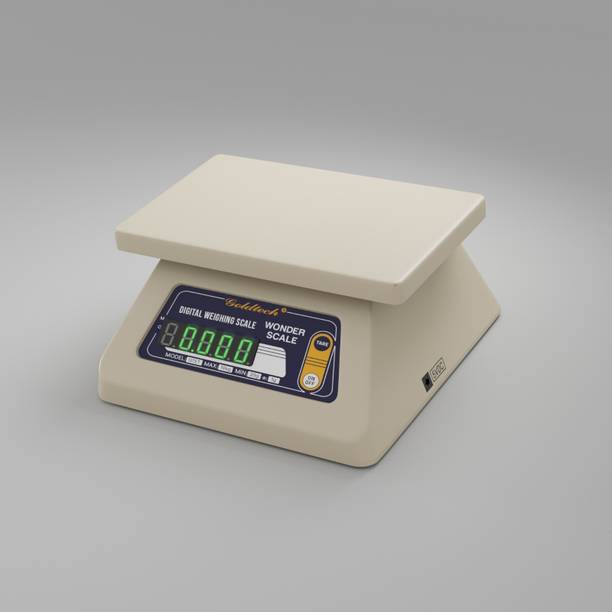 Goldtech 10kg Kitchen Digital Weighing Scale, Taraju 10kg | Max: 10kg/1g Weighing Scale