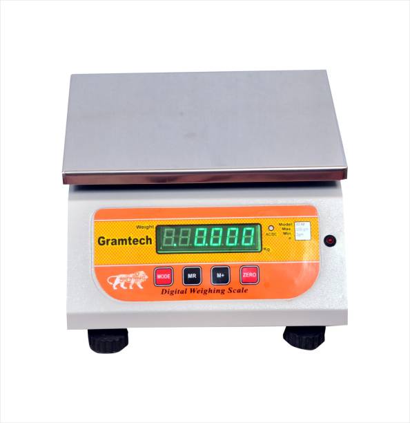 GRAMTECH Scale Weight Capacity 30kg x 2g Digital Weighing Machine Scale Table Top Weighing Scale