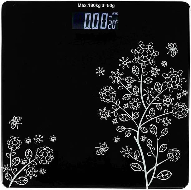 Sasimo 6 mm Automatic Personal Digital Weight Machine Heavy Duty Electronic Thick Tempered Glass LCD Display Square Electronic Digital Personal Bathroom Health Body Weight Bathroom Weighing Scale, weight bathroom scale digital, Bathroom Health Body Weight Scales For Body Weight, Weight Scale Digital For Human Body, Weight Machine For Body Weight Weighing Scale Weighing Scale (Black) Weighing Scale