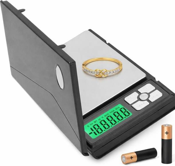 BEBLOOM 500gr x 0.01 Digital Jewellery/Chem/Kitchen Weight Machine with 2 Batteries Weighing Scale