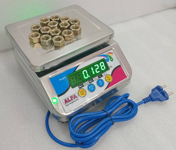 ALFA PLUS MM SS BLUE POWERCORD 10 Kg Weighing Scale