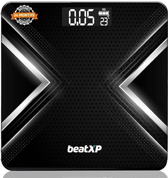 beatXP Gravity X Digital Weight Machine with Thick Tempered Glass Weighing Scale