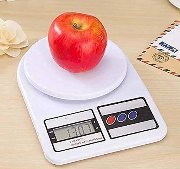 SELEMEX Electronic 10KG kitchen weight scale for ingredients measuring machine (white) Weighing Scale