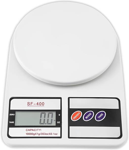 DPrime Electronic Digital Kitchen Weighing Scale 1gm-10Kg for Food, Fruits & Shop Weighing Scale
