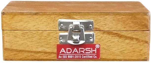 AI Brass Weight Box 1gm–100gm | Physics Lab Equipment | Calibration Standard Weight Box
