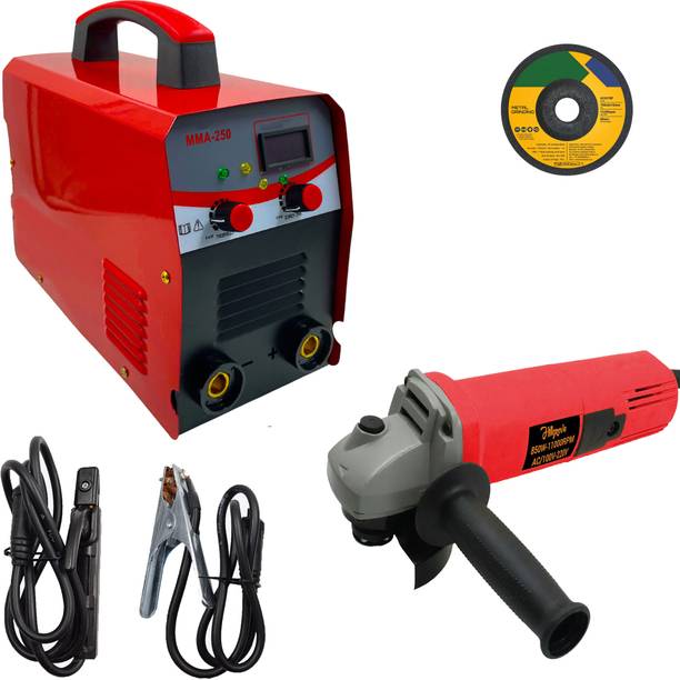 Hillgrove WMHG1220M2 250Amp Welding Machine With 100MM Wheel Diameter Angle Grinder Inverter Welding Machine
