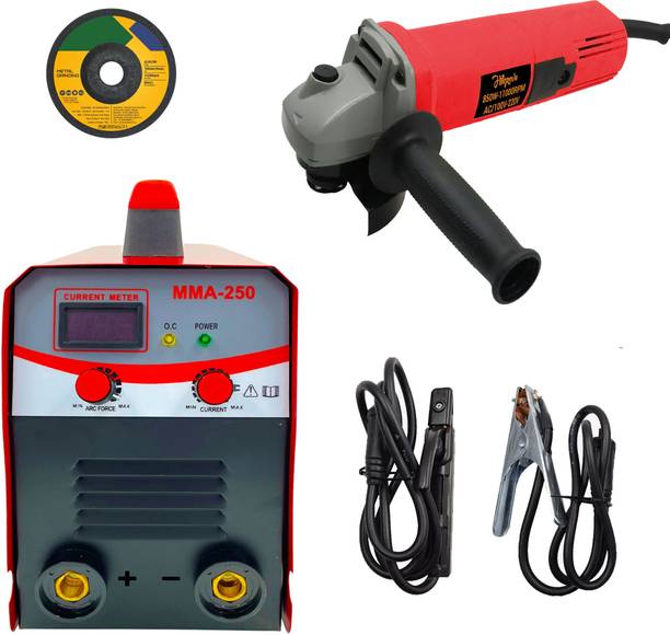 Hillgrove HGCM1220M3 250Amp With 100MM Wheel Diameter Angle Grinder Inverter Welding Machine