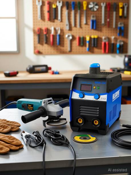 Hillgrove HGCM1227M1 300Amp With 100MM Wheel Diameter Angle Grinder Inverter Welding Machine