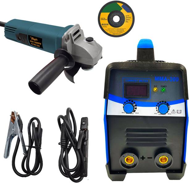 Hillgrove HGCM1227M1 300Amp With 100MM Wheel Diameter Angle Grinder Inverter Welding Machine