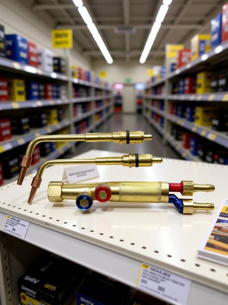 SHIV ALASKA GAS WELDING TORCH ( BATTI ) OXYZEN PLAS LPG CARBIDE SPARK GAS WELDING SET GERMAN Laser Welding Machine