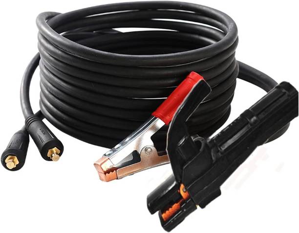 SHIV ALASKA (10-25 small size)5mt. (16ft) HOLDER CABLE 5mt. EARTH Cable Inverter Welding Machine