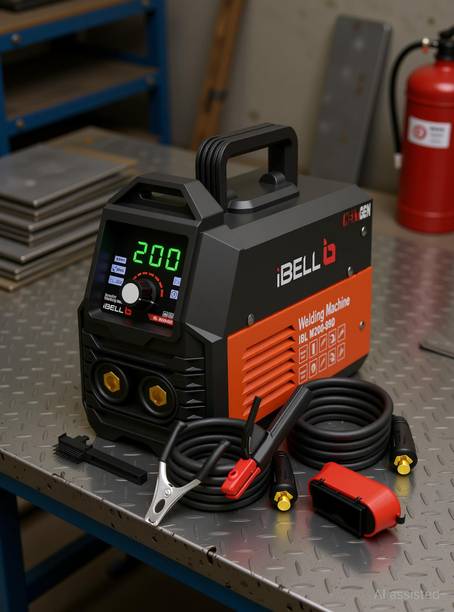 iBELL IBL M200-89D MMA Welding Machine, 200A,Advanced Digital Display, IGBT,Anti Stick Inverter Welding Machine