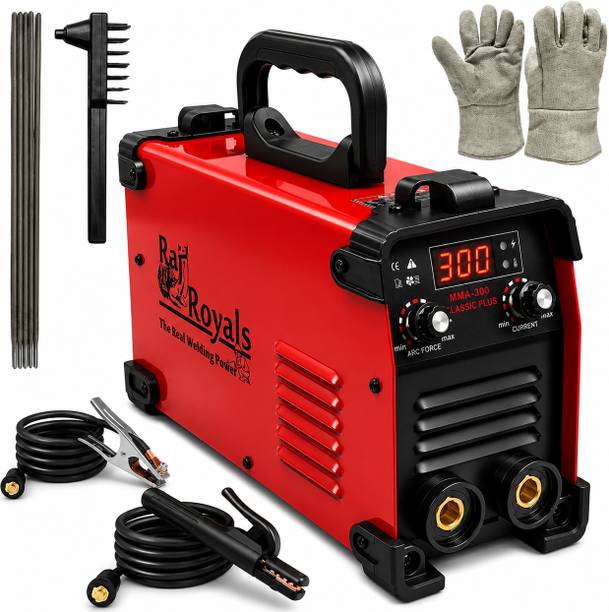 RAJROYALS MMA 300 Heavy Duty LIGHT-in-WEIGHT | STRONG WELD | IRON-STEEL | GATE GRILL WORK Inverter Welding Machine