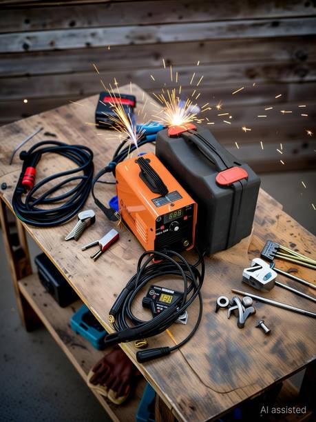 ambay ARC 265 Single Phase Welding Machine With 1.2mm Cable & 1.8mm Holder (120AMP) Transformer Welding Machine