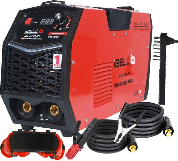 iBELL IBL M220-78 ARC Welding Machine 220A, Hot Start, Anti-Stick, Multi-Metal Welder, Inverter Welding Machine