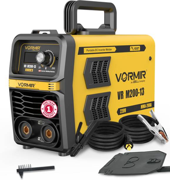 iBELL VORMIR VR M200-13 MMA Welding Machine,200A with Hot Start, Anti-Stick Functions, Inverter Welding Machine