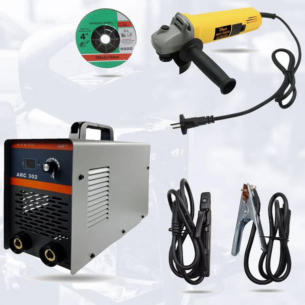 Hillgrove HGCM549M1 302mp Arc Force Control,With 100MM Wheel Diameter Angle Grinder Inverter Welding Machine