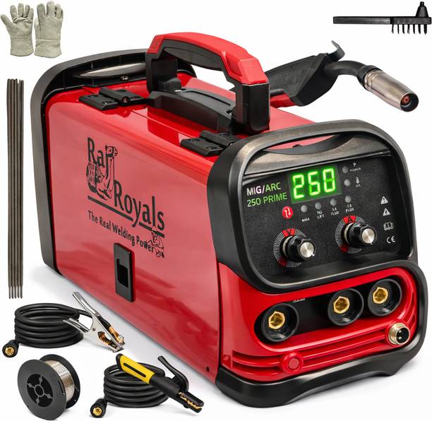 MMA RAJROYALS MIG 4-in-1 GASLESS MIG/ARC, LIFT TIG Multi function MIG Inverter Welding Machine