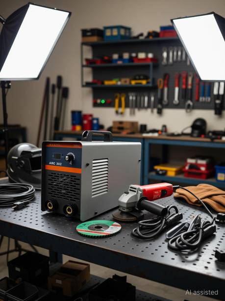 Hillgrove HGCM550M1 302A AC, VRD Technology With 100MM Wheel Diameter Angle Grinder Inverter Welding Machine