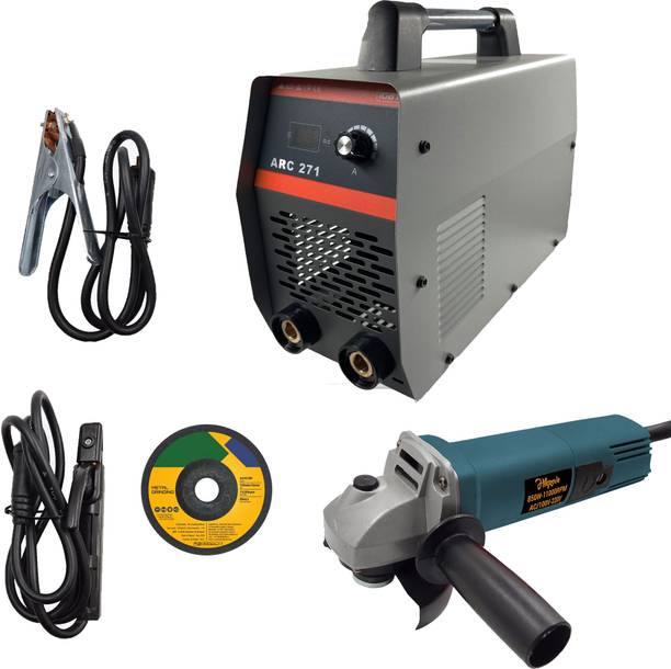 Hillgrove WMHG1203M2 271Amp Welding Machine With 100MM Wheel Diameter Angle Grinder Inverter Welding Machine