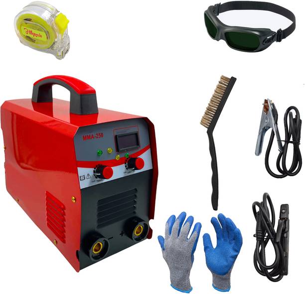 Hillgrove HGCM1218M2 250Amp Welding Machine With Metal Brush and Safety Googles, Gloves Inverter Welding Machine