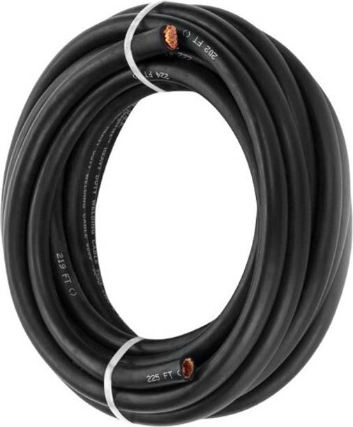 techno tronics 25_METER (82.FUT)Welding Machine cable 100% Copper Premium Industrial Grade Extra Flexible Welding Cable - 25. SQ/MM_ 37.5 Gauge, . Welding Machine cable Inverter Welding Machine