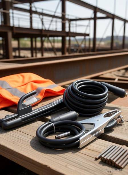 ambay Welding Cable Set Holder And Earthing Clamp Inverter Welding Machine