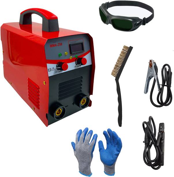 Hillgrove HGCM1217M1 250Amp Welding Machine With Metal Brush and Safety Googles, Gloves Inverter Welding Machine