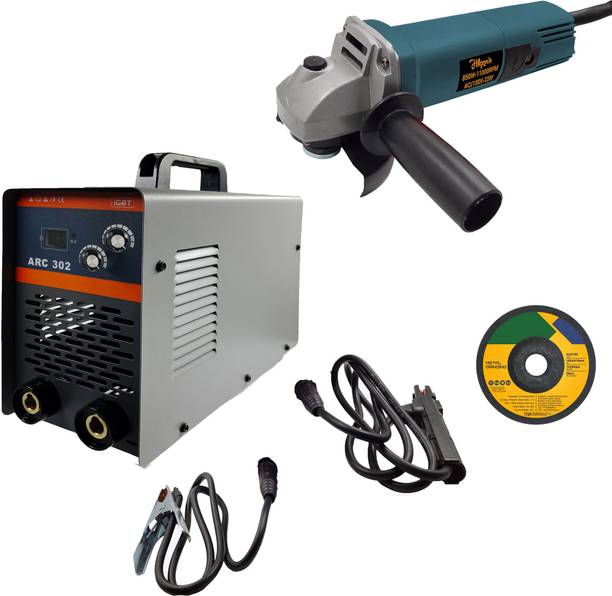 Hillgrove HGCM1209M2 302Amp Welding Machine With 100MM Wheel Diameter Angle Grinder Inverter Welding Machine