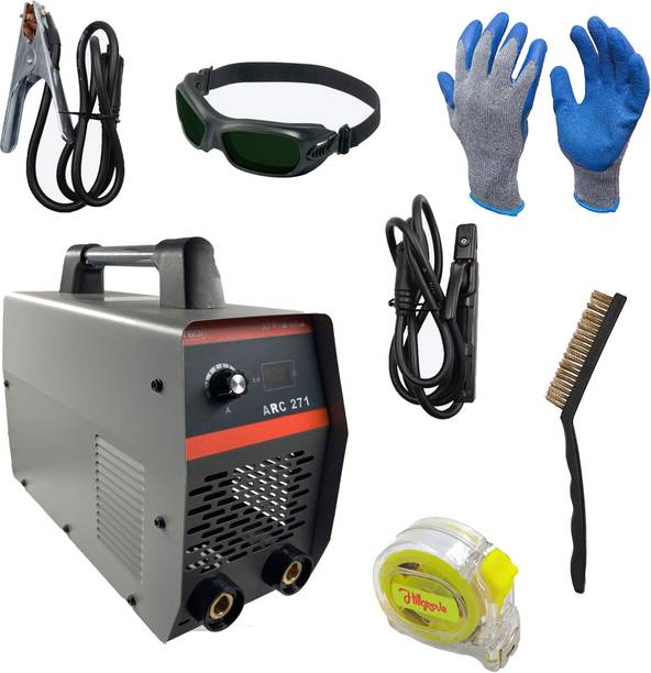 Hillgrove HGCM1200M1 271Amp Welding Machine With Metal Brush and Safety Googles, Gloves Inverter Welding Machine