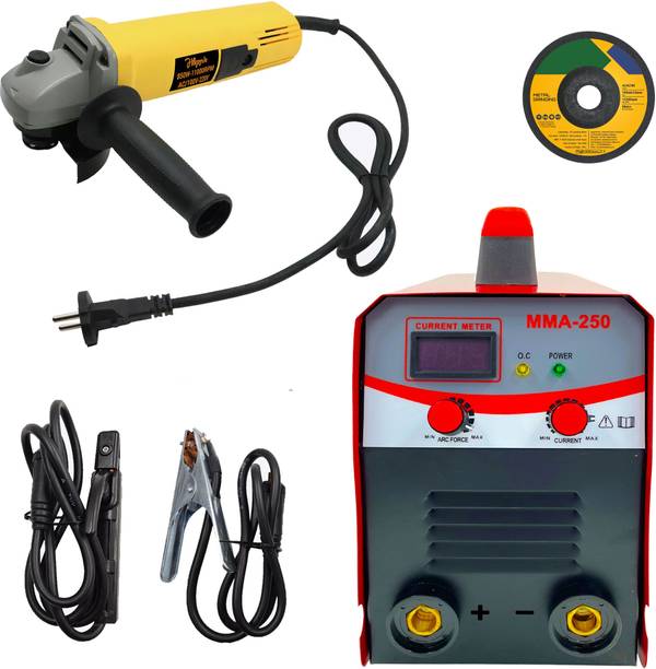 Hillgrove WMHG1219M1 250Amp Welding Machine With 100MM Wheel Diameter Angle Grinder Inverter Welding Machine