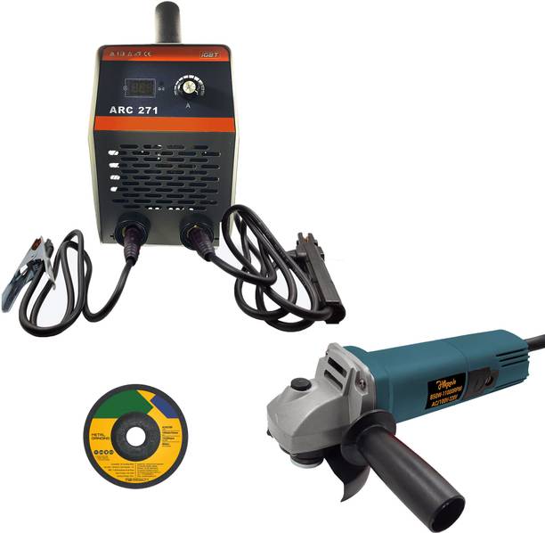 Hillgrove WMHG1203M3 271Amp Welding Machine With 100MM Wheel Diameter Angle Grinder Inverter Welding Machine