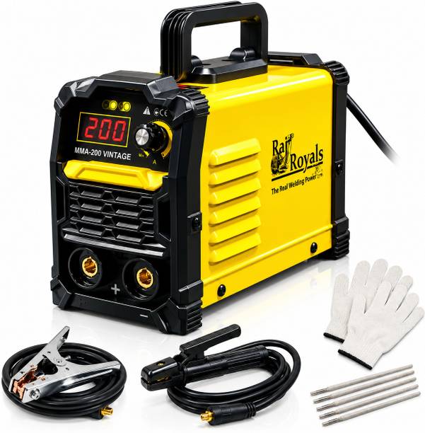 RAJROYALS MMA 200 Vintage Light-in-Weight for IRON and STEEL Normal welding work Inverter Welding Machine