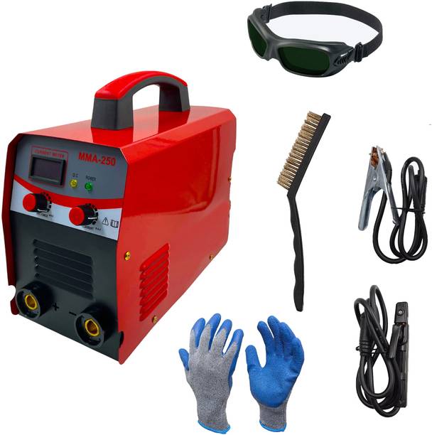 Hillgrove HGCM1217M3 250Amp Welding Machine With Metal Brush and Safety Googles, Gloves Inverter Welding Machine