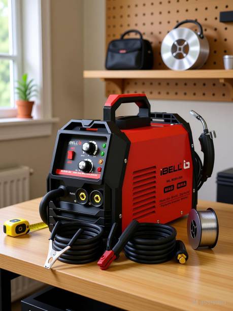 iBELL IBL M200-105 MAG/MMA 2-in-1 200A Welder,Flux Cored Wire Gasless Welding Machine, Inverter Welding Machine