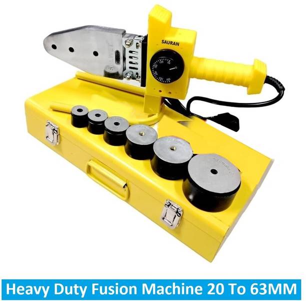Sauran Heavy Duty Fusion Machine 20 To 63mm Pipe Welding with Socket (FSM1) Transformer Welding Machine