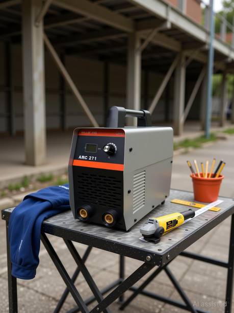 Hillgrove HGCM542M1 271Amp Arc Force Control,With 100MM Wheel Diameter Angle Grinder Inverter Welding Machine