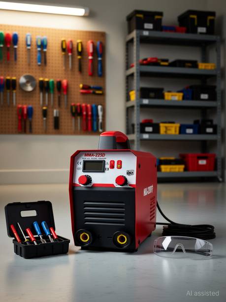 Hillgrove HGCM1213M2 225Amp Welding Machine With 100MM Wheel Diameter Angle Grinder Inverter Welding Machine