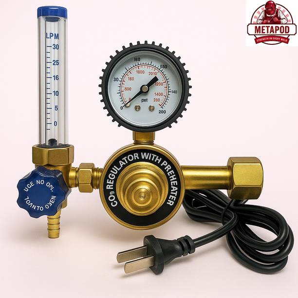 NGWELD CO2 MIG Regulator With Flowmeter 36 Volt Heater Set Inverter Welding Machine