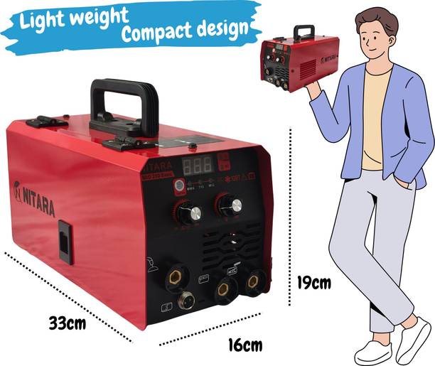 RAJROYALS NITARA 2 in 1 GASLESS MIG/ARC welding machine for very thin, thick welding work Inverter Welding Machine