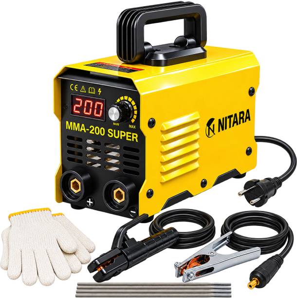 MMA 200 NITARA/Super single phase for IRON and STEEL Normal Fabrication works Inverter Welding Machine