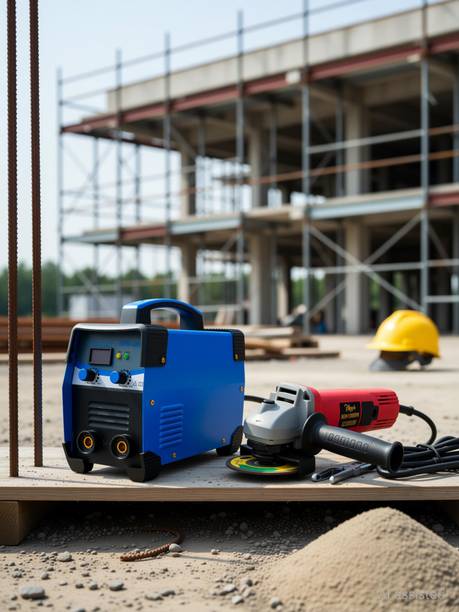 Hillgrove HGCM1226M2 300Amp Welding Machine With 100MM Wheel Diameter Angle Grinder Inverter Welding Machine