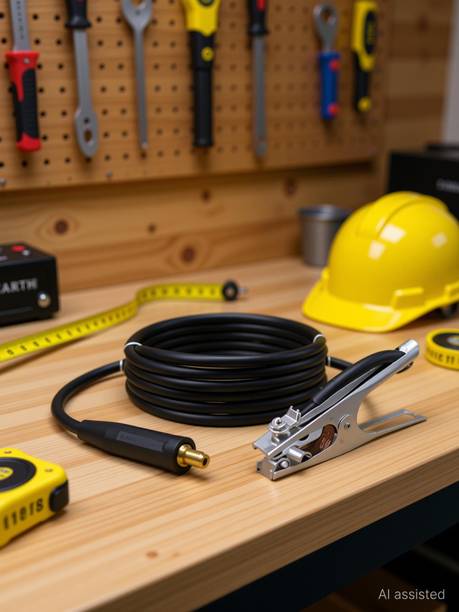 Alaska 10-25 small size 5mt.(16ft) HOLDER CABLE 5mt. EARTH Cable Welding Machine Inverter Welding Machine