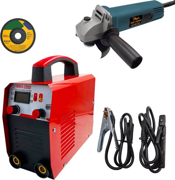 Hillgrove WMHC1215M2 225Amp Welding Machine With 100MM Wheel Diameter Angle Grinder Inverter Welding Machine