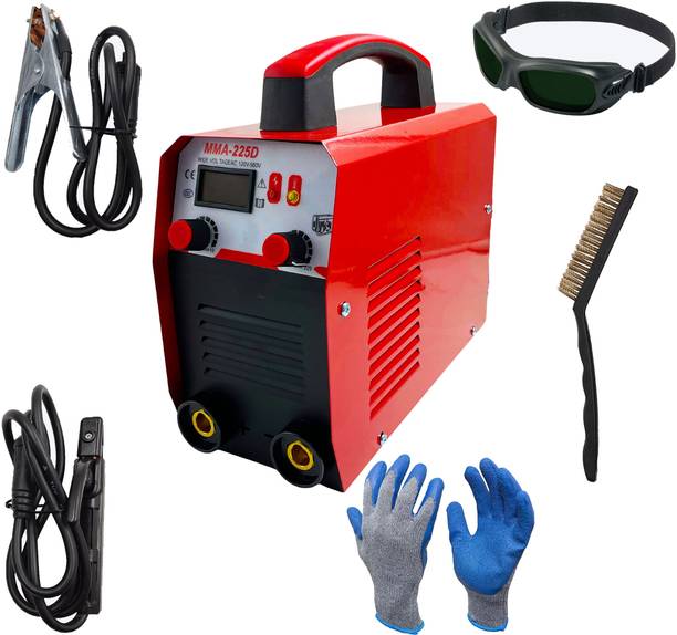 Hillgrove HGCM1211M3 225Amp Welding Machine With Metal Brush and Safety Googles, Gloves Inverter Welding Machine