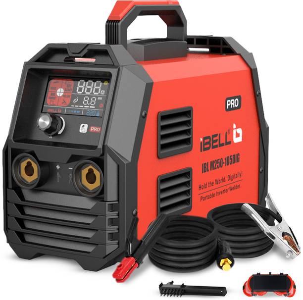 iBELL M250-105DIG, 250A MMA/TIG Lift Welding Machine, IGBT, 220V, VRD, LED Display, Inverter Welding Machine