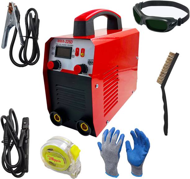 Hillgrove HGCM1212M1 225Amp Welding Machine With Metal Brush and Safety Googles, Gloves Inverter Welding Machine