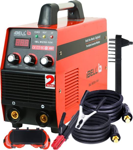 iBELL M250-104,250A with Adjustable Hot Start,Anti-Stick Functions,Arc Force Control Inverter Welding Machine