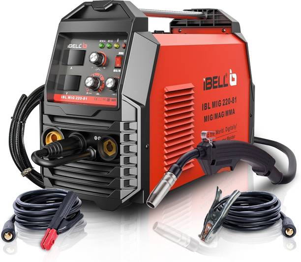 iBELL IBL M220-81 Digital MIG/MAG/MMA Welder,220A,3-in-1 Multiprocess Welding Machine, Inverter Welding Machine