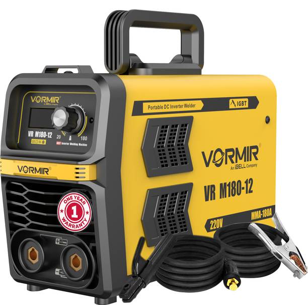 iBELL VORMIR VR M180-12 MMA Welding Machine,180A with Hot Start,Anti-Stick,VRD & IGBT, Inverter Welding Machine